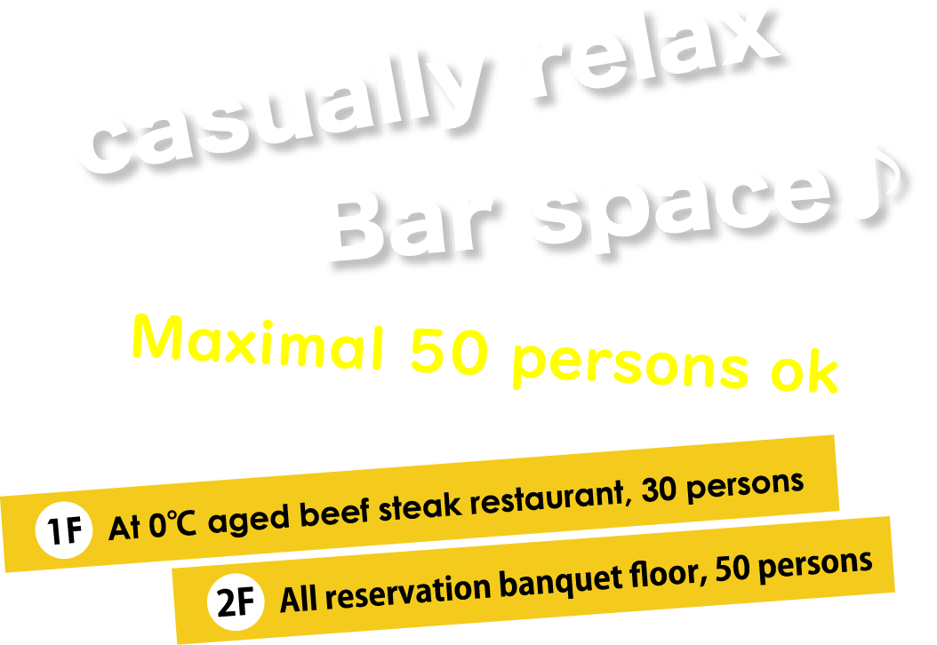 available for 20-30 people! Also available for Banquet,all seats reservation Welcome,farewell party, all kinds of banquet